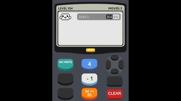 Calculator 2 The Game Level 154 Solution