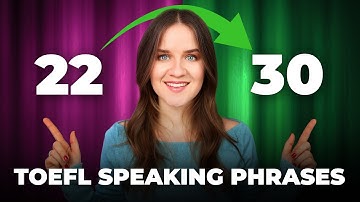 24 Speaking PHRASES that GUARANTEE 30/30 Score