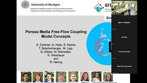 Porous media free-flow coupling model concepts: fr...