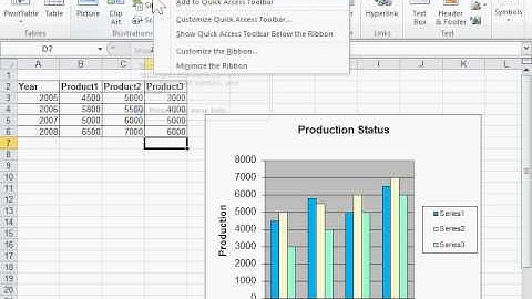 Excel 2010 Add a Command to the Quick Access Toolbar Directly from the Ribbon