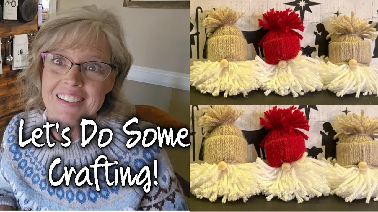 Давайте займёмся рождественскими поделками ~ Санта-гномы ~ Вечер творчества для девочек