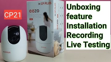 CP Plus CP21 Camera Installation | CP Plus Camera | Quality Of CP Plus CP21 | Portable camera