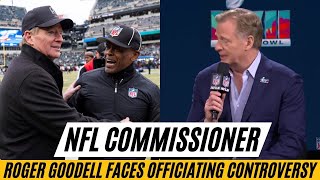 NFL Commissioner Roger Goodell Faces Officiating Controversy Ahead of State of the League Address
