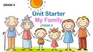 Unit Starter lesson 3,4 Family and friends 4 specoal edition screenshot 4