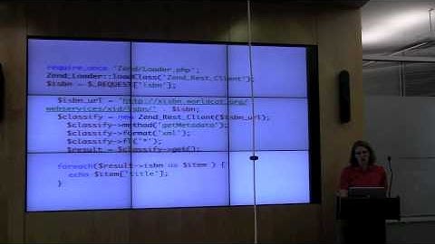 Code4Lib North - Zend Framework: making using web services easier - Karen A. Coombs