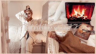 FALL NIGHT ROUTINE | a very cosy + peaceful evening