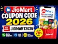 Jiomart Coupon Code 2026 🔥 Live Working Trick | Jiomart Coupon Code 2026 | 100% Working Today