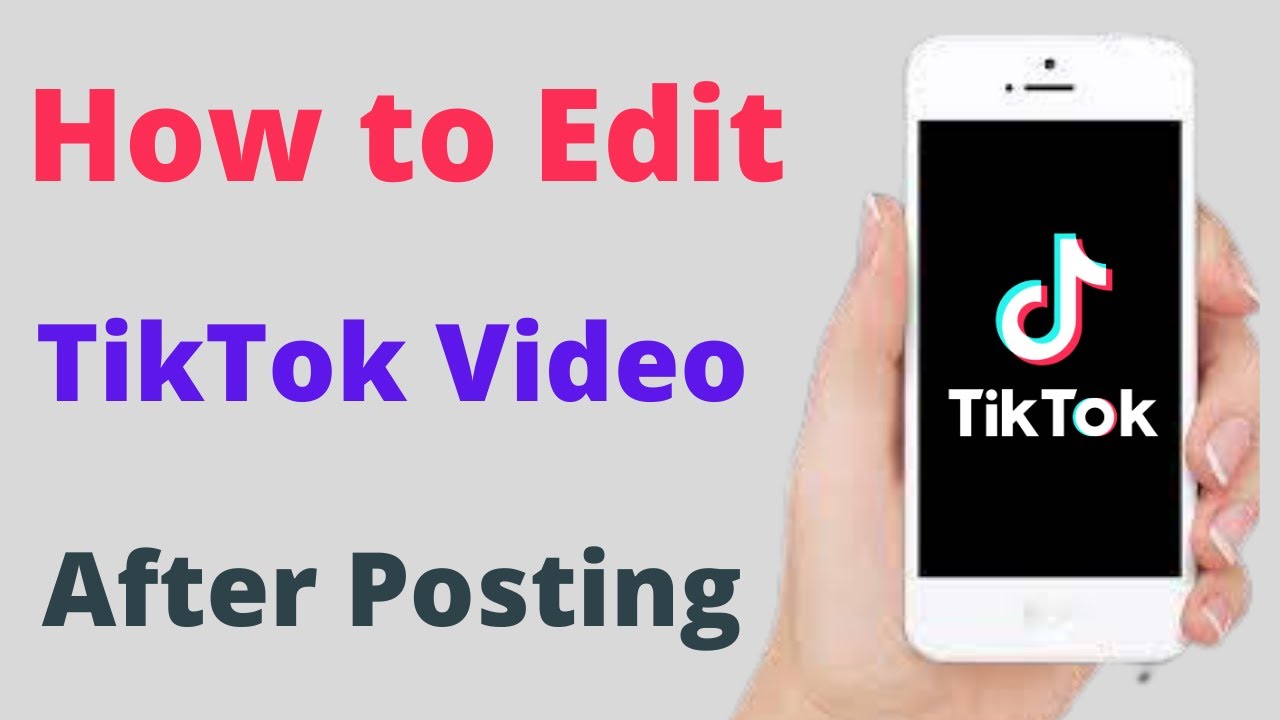 How to Edit TikTok Video After Posting - YouTube