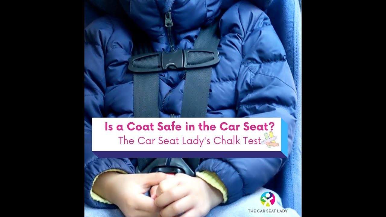 Child car safety seats and 'puffy' coats don't mix