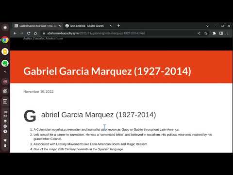 Video: Gabriel García Márquez Net Worth