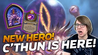 NEW PATCH! NEW HERO! C'Thun Is Here! Is It Bad? | Hearthstone Battlegrounds | Savjz