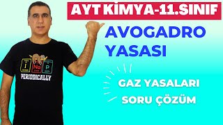 Avogadro Yasasi Gaz Yasalari Soru Çözüm 11. Sınıf Ayt 2024