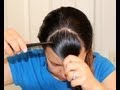 How to Cut Perfect Hair Bangs at Home | Hair Tutorial |SuperPrincessjo