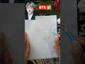 BTS boy drawing 💟🫰✅ #art #viralshort #btsarmy #shortsvideo #shortfeed #trending