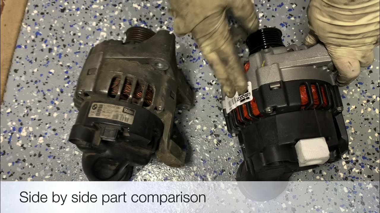 BMW X5 Removing and installing the alternator - YouTube