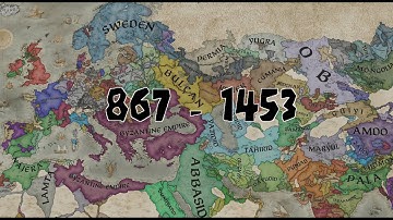 The Rise of The Byzantine Empire - CK3 AI Only Timelapse
