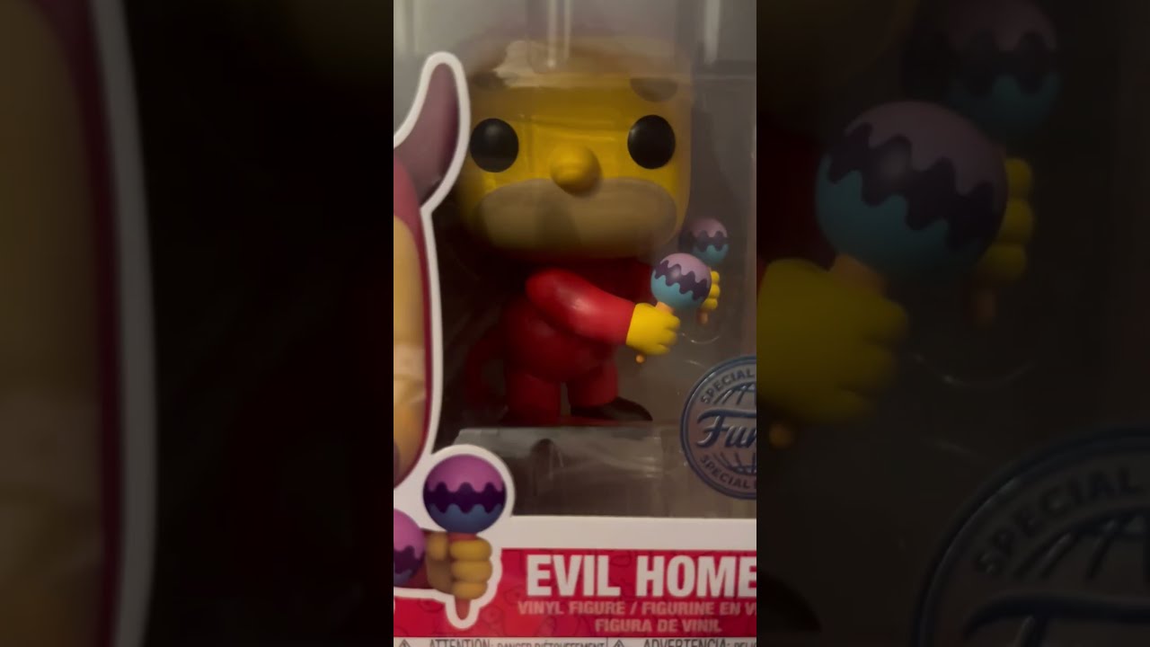 Funko Pop! Evil Homer #1367 - The Simpsons Special Edition W/ Pop Protector