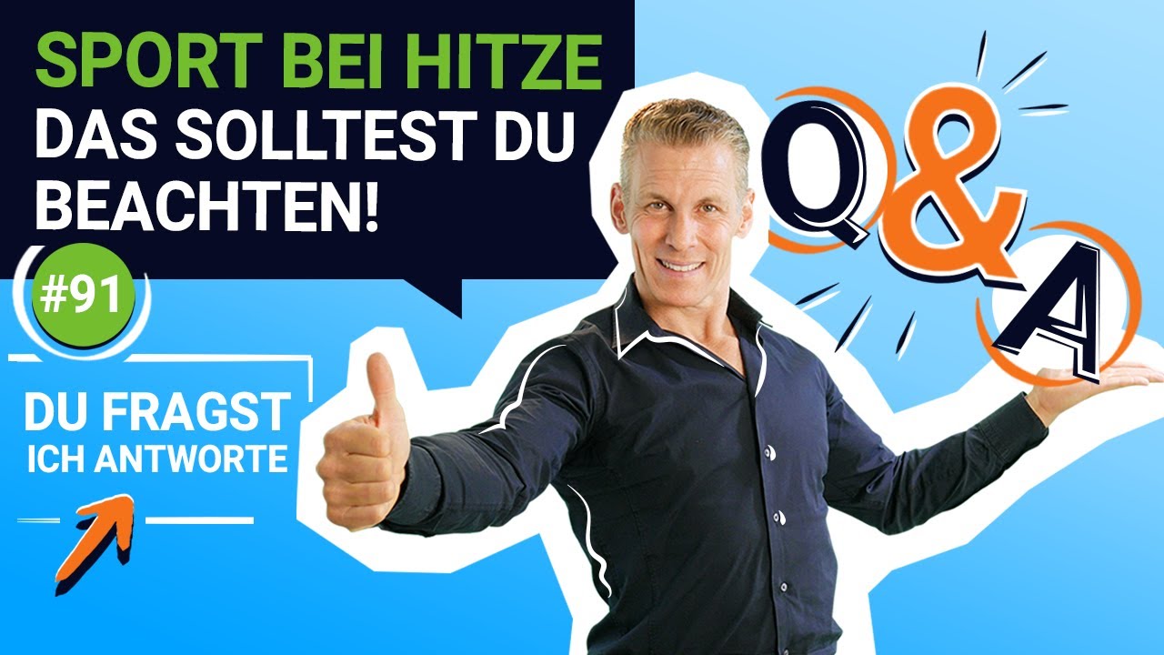 Sport bei Hitze - vermeide UNBEDINGT diese Fehler!