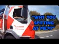 "Why You Spitting At Me?!?" UK Bikers vs Crazy, Bad Drivers and Road Rage #84