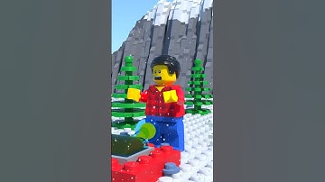 LEGO Train Winter Ride Fail #shorts