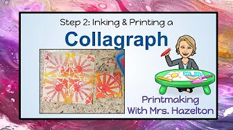 How to ink a collagraph