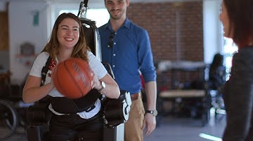 Exoskeleton helps people with paralysis to walk - BBC Click