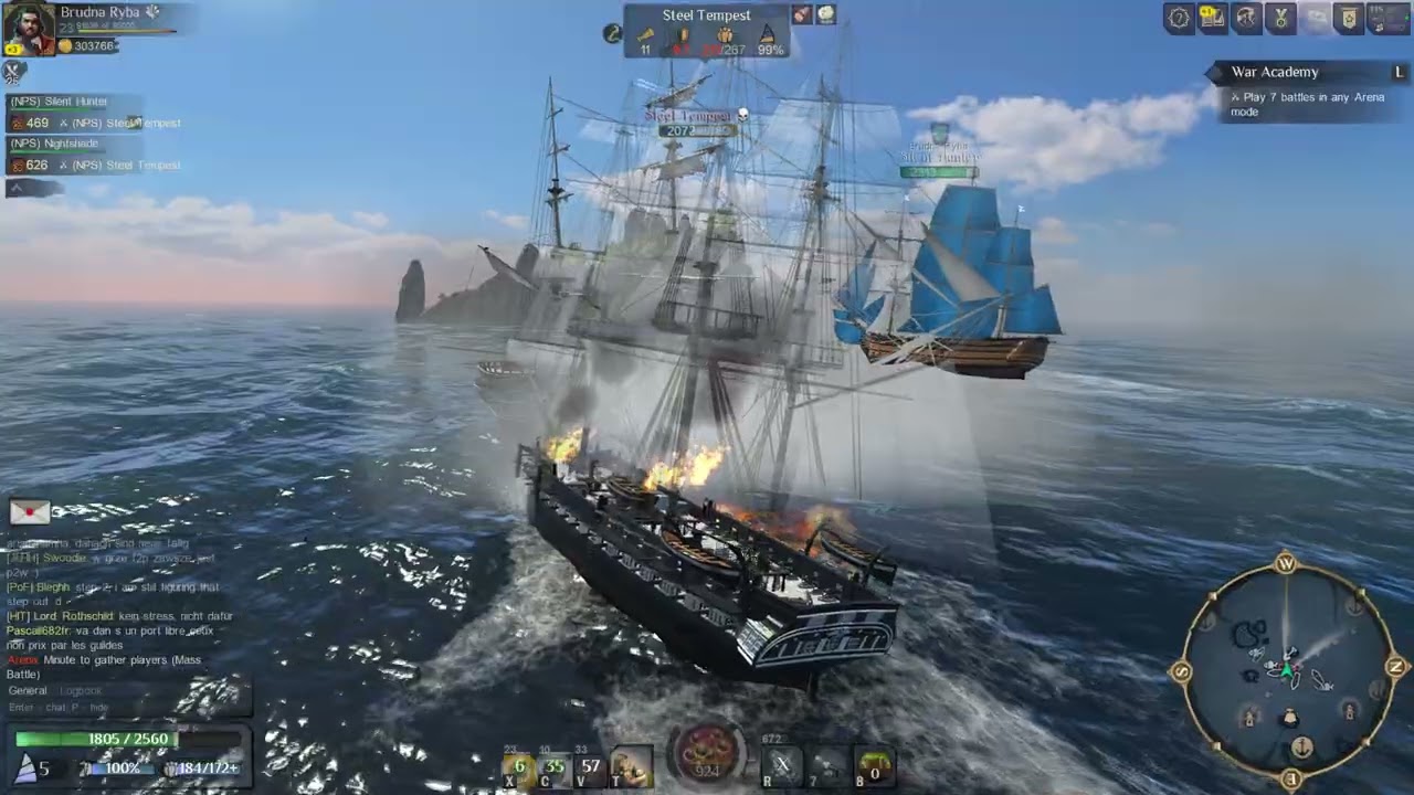 World of Sea Battle - Apostolov ship capture