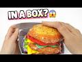 Opening &amp; Building a Squishy Burger in a Box 🍔📦 | So Satisfying ASMR
