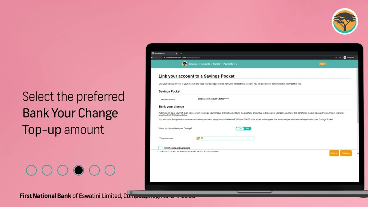 How to open Savings Pocket via FNB Online Banking