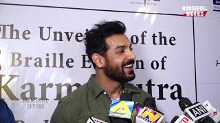 John Abraham Unveil The Braille Edition Of Karma Sutra