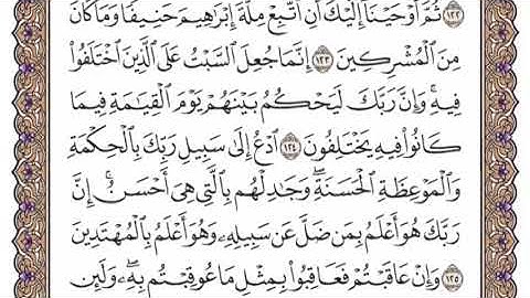 سورة النحل الشيخ ياسر الدوسري صفحة ٢٨١