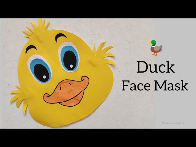 Diy face mask for lalafanfan duck, diy