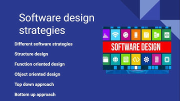 software design strategies in software engineering...software engineering tutorials