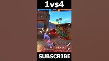 4vs1 with double AWM in #freefire  #shorts  #streamrolldevil