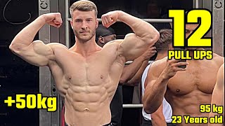 12 Pull Ups With 50KG in One Set –  Ian Barseagle (23 Years Old)