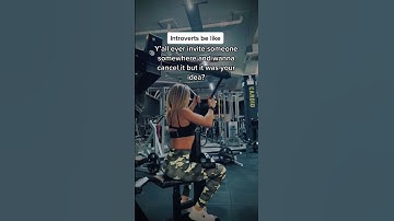 I hope I’m not the only one🤣#introvert #introvertsbelike #gymgirl #gymrat #gymshorts