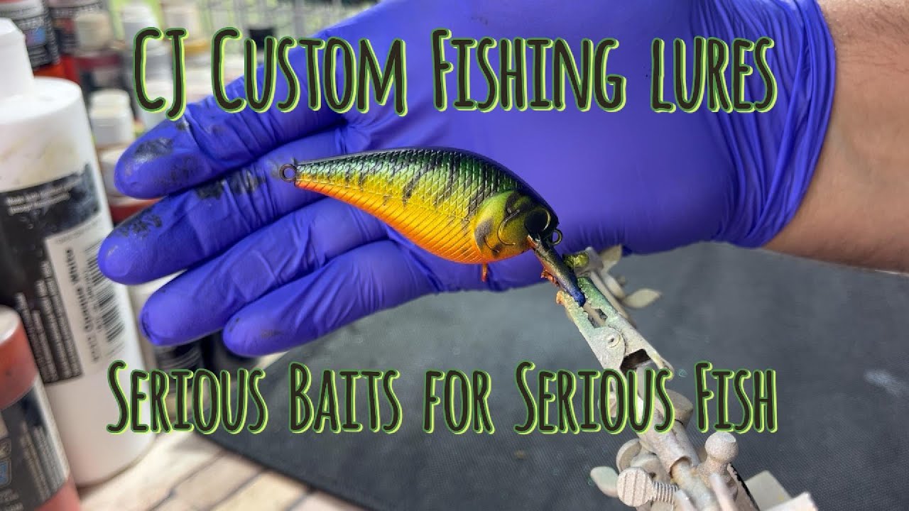 Painting a 1.5 Fire Tiger Crankbait!!