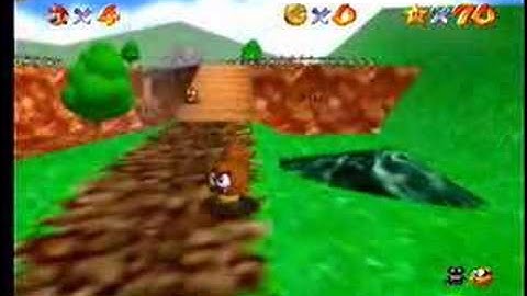 Gameshark code: Playing as a Goomba in Super Mario 64