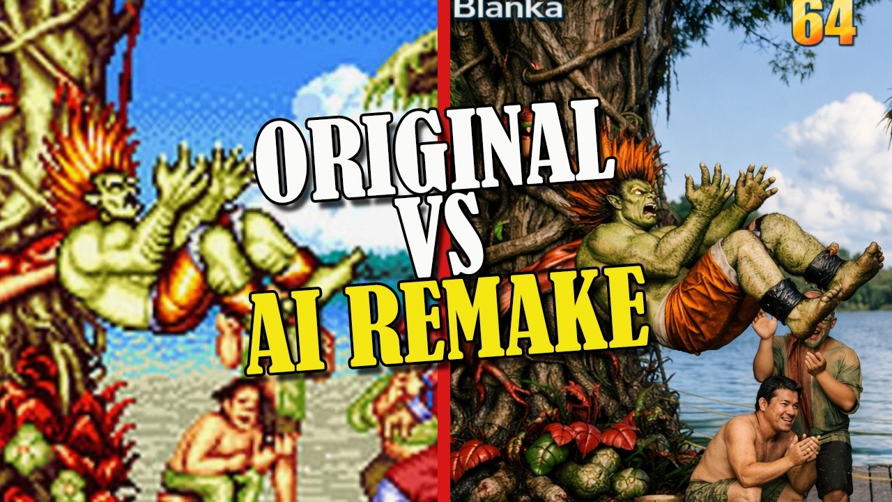 Street Fighter II Hyper Fighting In Real Life – All Characters Reimagined with AI