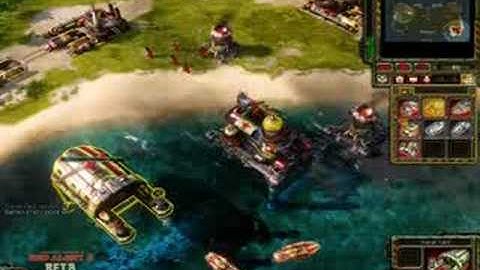 Red Alert 3 Beta Video Naval Strat