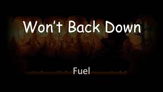 Won't Back Down - Tradução and lyrics - Fuel