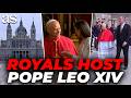 FULL FOOTAGE: Pope Leo XIV WELCOMED at Madrid's Royal Palace in historic state CEREMONY