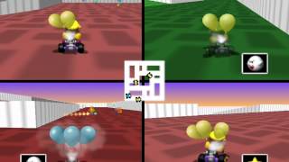 Mario Kart 64 Netplay Battle Double Deck Round 4
