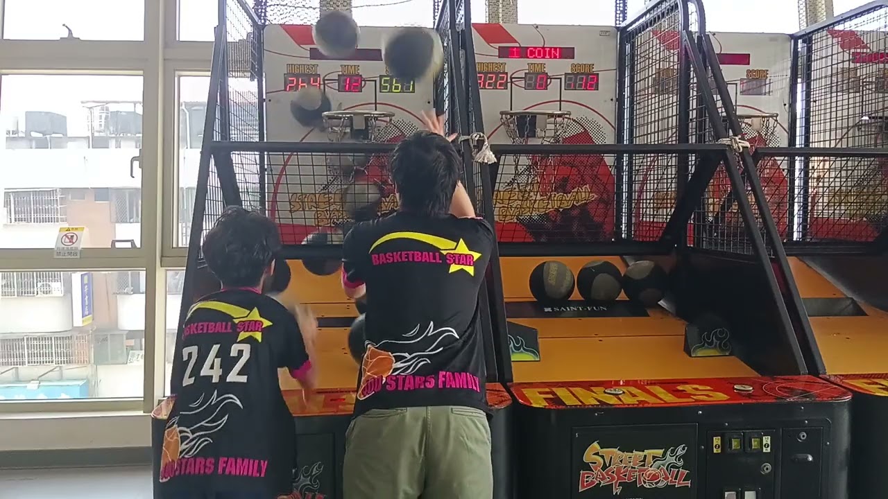 Yoyo投籃機跟@天母戰神球友頻道雙打可以1100嗎？#投籃機 #籃球 #籃球機 