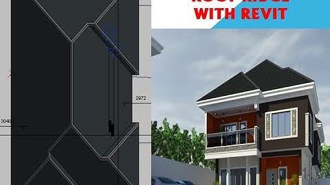 HOW TO CREATE ROOF RIDGE WITH REVIT