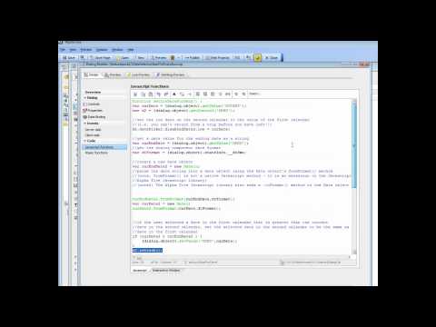 V11 Using the Calendar Control in a Dialog for Setting a "Start" and "End" Date Part 2