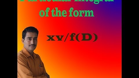 VTU Engineering Maths-2 particular integral type-5 || VTU advanced maths-2 particular integral