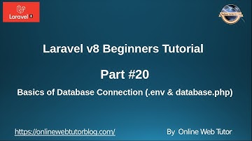 Learn Laravel 8 Beginners Tutorial #20 -  Basics of Database Connection of Laravel