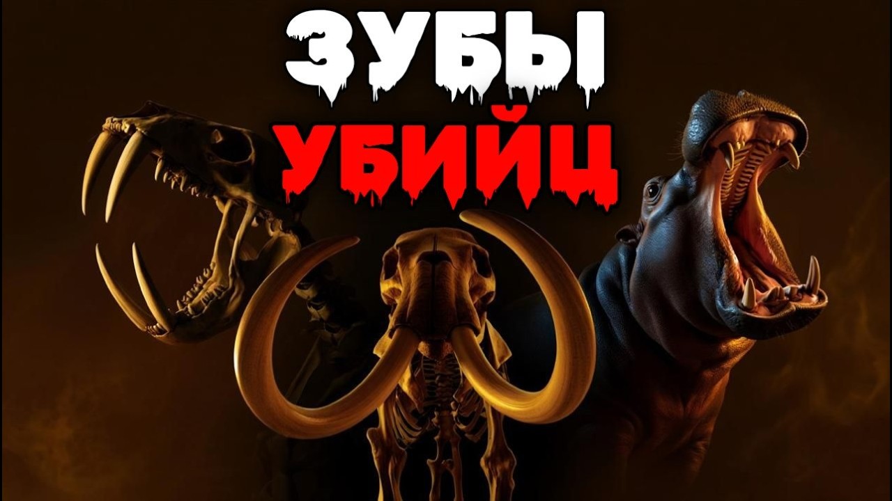 ЗУБЫ-МОНСТРЫ: Топ-5 животных с самыми огромными зубами | КТО побил рекорд слона?!