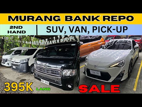 BILIHAN NG MGA PINAKAMURANG HATAK NG BANKO (PICK-UP, SUV, VAN) UPTO 50% OFF |CHEAPEST REPO CARS 2025